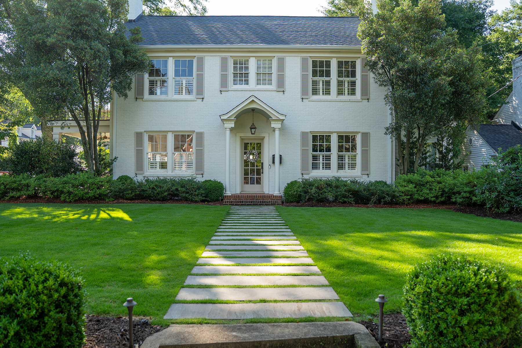 Multi-phase landscape design overview -- Greenville, SC project by Greenville Outdoor Living