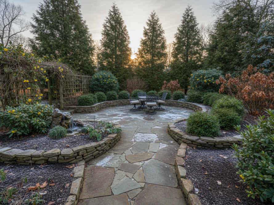 Hardscaping Greenville SC trends for luxury estates with sustainable designs near me.