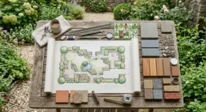 Landscape design plan for a home in a Greenville, SC HOA community