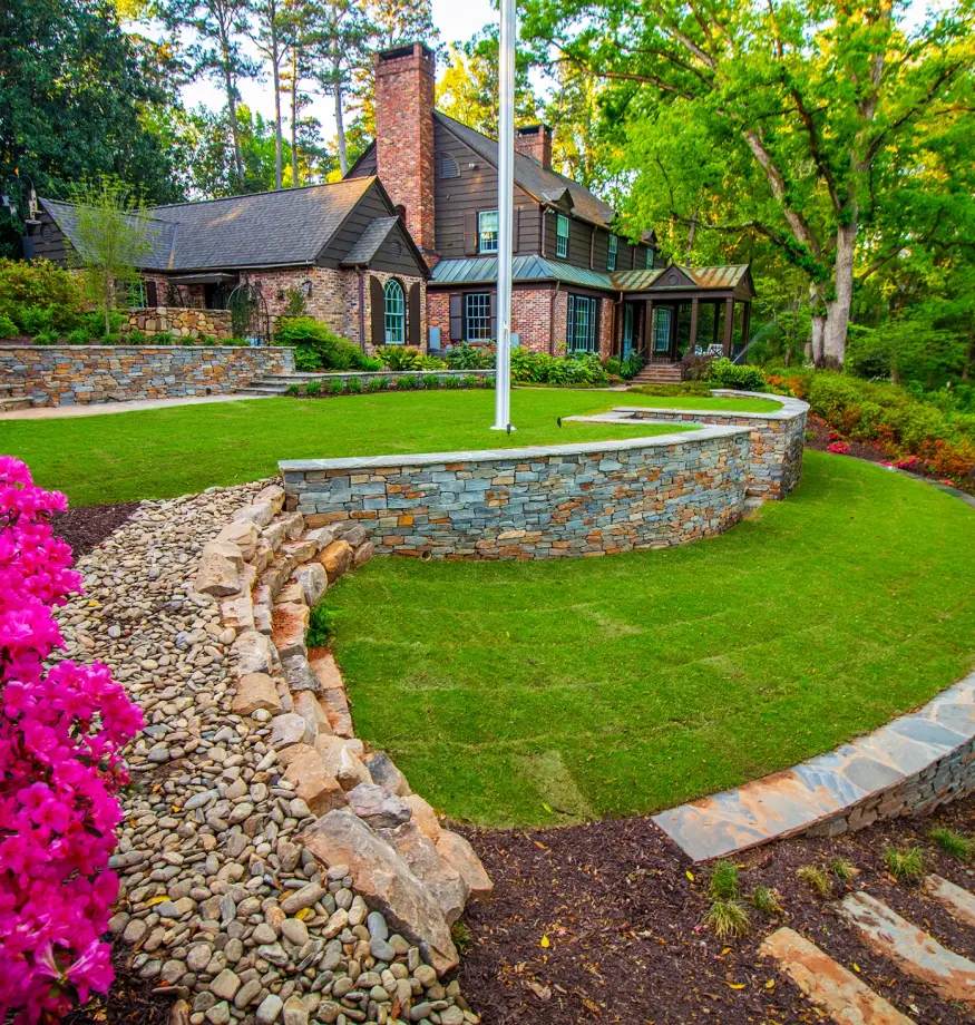Large landscape installation projects near Greenville, SC
